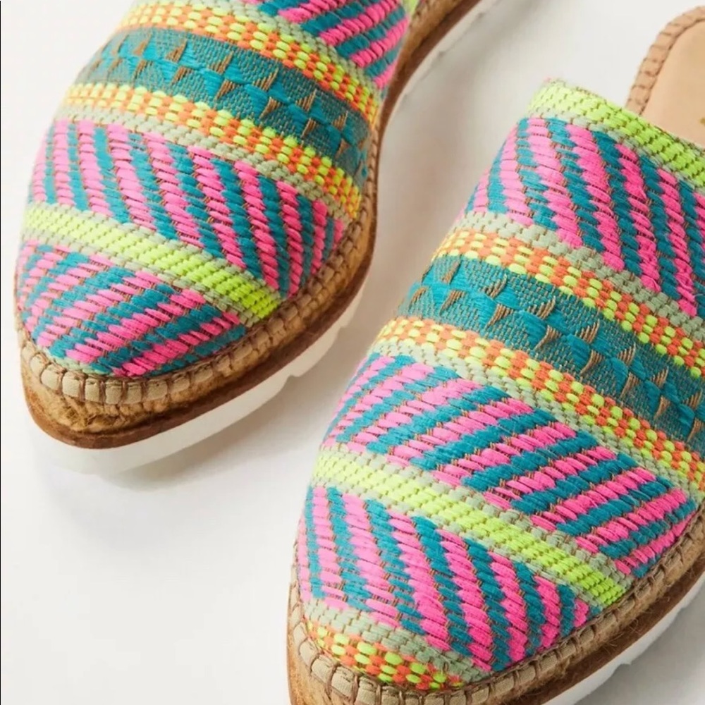Free People espadrille mules. New